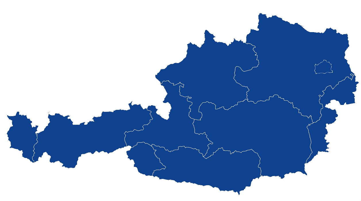 Австрия без. Геоконтур Австрии. Очертания Австрии. Векторная карта Австрии. Карта Австрии контур.